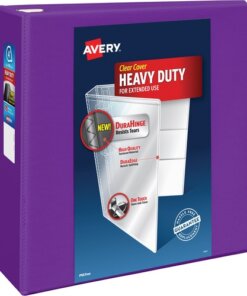 Avery® Heavy-Duty View Purple 4" Binder (79813)