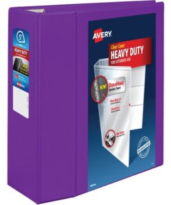 Avery® Heavy-Duty View Purple 5" Binder (79816)