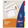Avery® Insertable 5-Tab Dividers