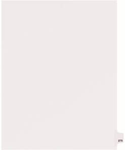 Avery® Side Tab Individual Legal Dividers