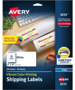Avery® Color Printing Labels