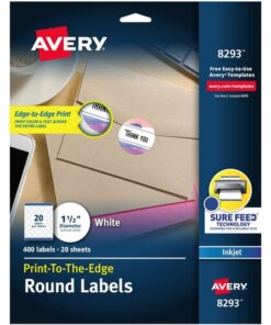 Avery® High Visibility Round Labels