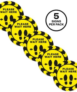 Avery® PLEASE WAIT HERE Distancing Floor Decals