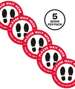 Avery® Social Distance PLEASE WAIT HERE Floor Decal