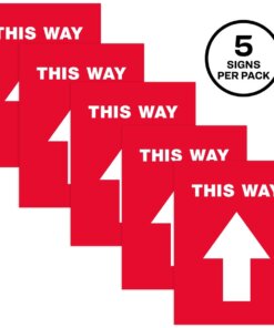 Avery® THIS WAY Social Distancing Floor Decals