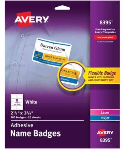 Avery® Adhesive Name Badges