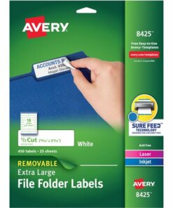 Avery® Extra-large TrueBlock Filing Labels
