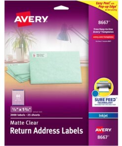 Avery® Easy Peel Mailing Laser Labels