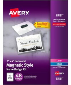 Avery® Magnetic Style Name Badges