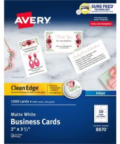 Avery® Clean Edge Business Cards