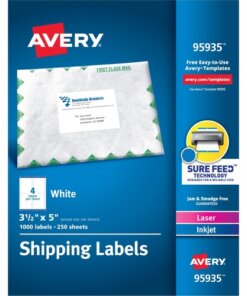 Avery® Laser/Inkjet White Shipping Labels