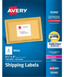 Avery® Shipping Labels - Sure Feed Technology