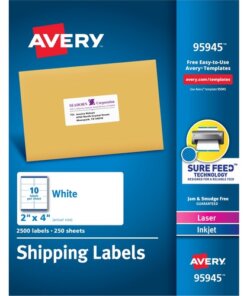 Avery® Shipping Labels - Sure Feed Technology