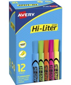 Avery® Hi-Liter Desk-Style Highlighters