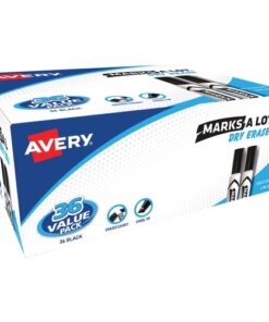Black Avery® Marks A Lot Desk-Style Dry-Erase Markers