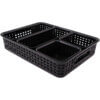 Advantus 5-pack Plastic Weave Bins