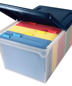 Advantus Extra-capacity File Tote with Lid