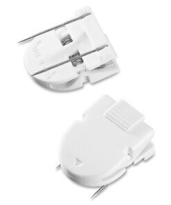 White Advantus Panel Wall Clips