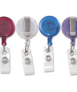 Advantus Retracting ID Card Reel with Belt Clip