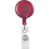 Advantus Translucent Retractable ID Card Reel with Snaps