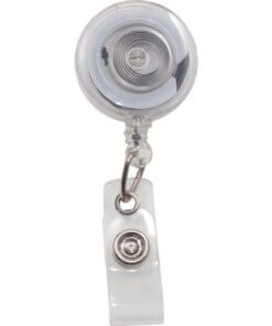 Advantus Translucent Retractable ID Card Reel with Snaps