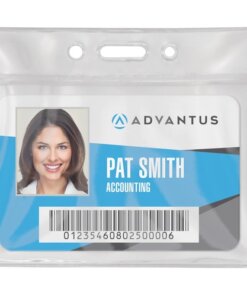 Advantus Vinyl ID Badge Holders