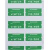 Advantus VISITOR SCREENED Adhesive Badges