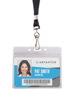 Advantus ID Holder/Lanyard Combo Pack