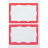 Advantus Color Border Adhesive Name Badges