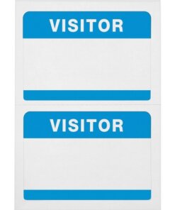 Advantus Self-Adhesive Visitor Badges