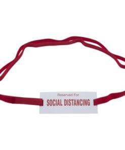 Advantus Social Distancing Chair Strap Sign