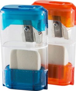 Baumgartens Single-Hole Trap Door Pencil Sharpener with Eraser