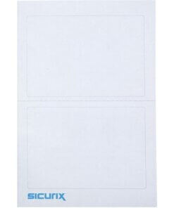SICURIX Self-adhesive Visitor Badge