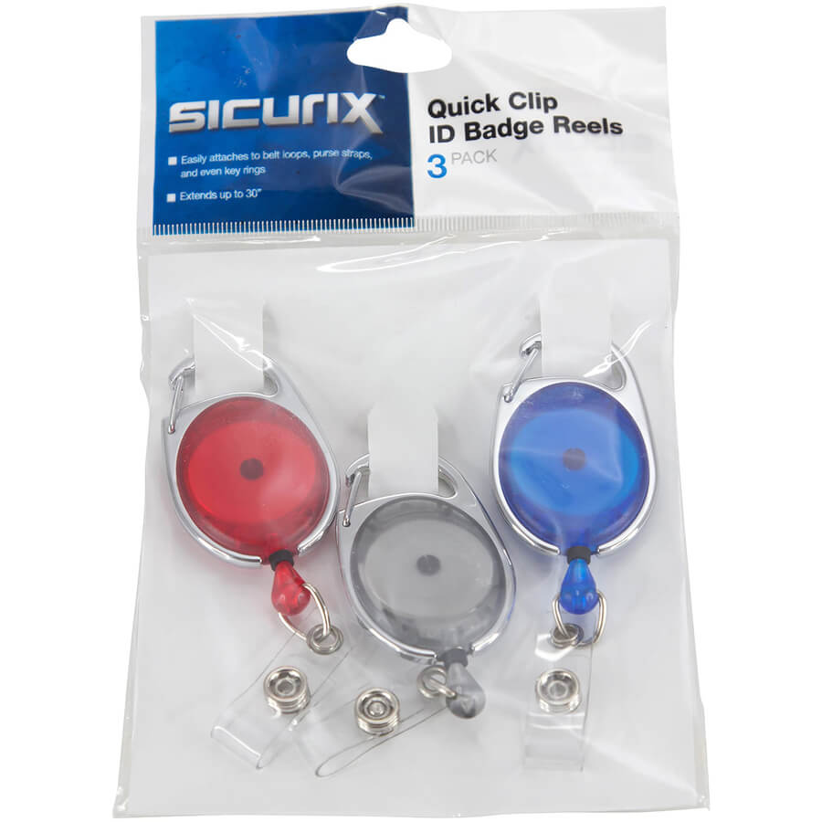 SICURIX Quick Clip ID Card Reel