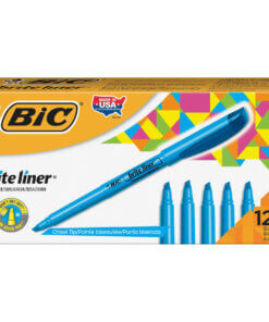 Blue BIC Brite Liner Highlighters