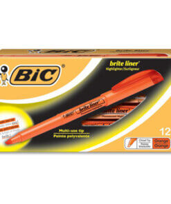 Orange BIC Brite Liner Highlighters