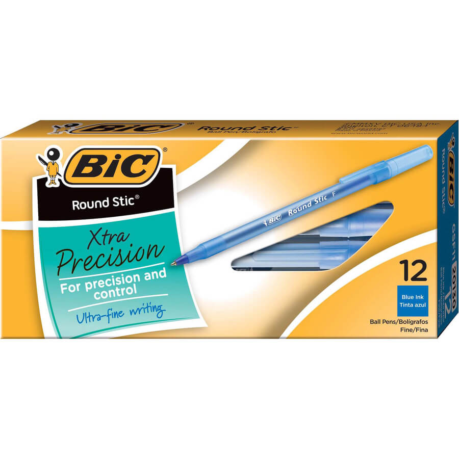 BIC Round Stic Ballpoint Pens