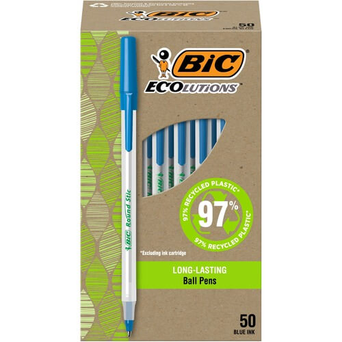 BIC Ecolutions Round Stic Ball Point Pen