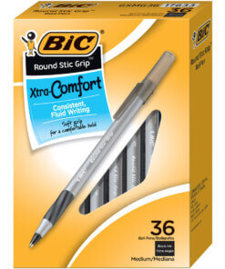 BIC Round Stic Grip Ballpoint Pen