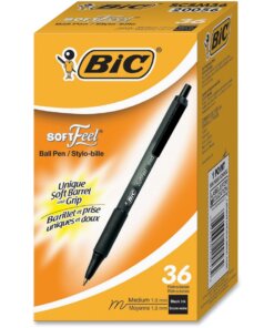 BIC SoftFeel Retractable Ball Pens