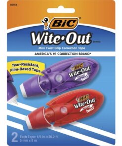 BIC Wite-Out Mini Correction Tape 2-pack