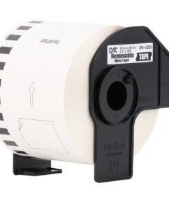 Brother DK4205 - Black on White Removable Continuous Length Paper Tape