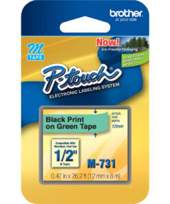 Brother P-touch Nonlaminated M Series Tape Cartridge