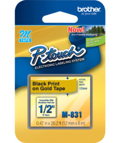 Brother P-touch Nonlaminated M Series Tape Cartridge