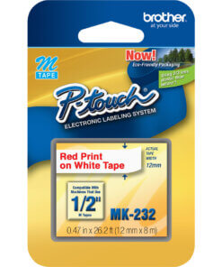 Brother P-touch Nonlaminated M Series Tape Cartridge