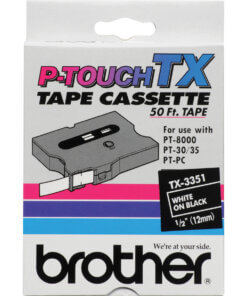 Brother TX Series Laminated Tape Cartridge