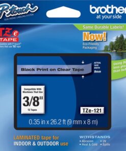 Brother P-touch TZe Laminated Tape Cartridges