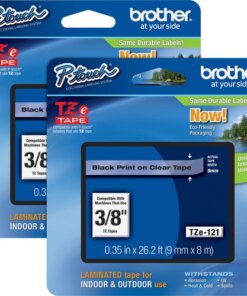 Brother P-touch TZe Laminated Tape Cartridges