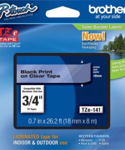 Brother P-Touch TZe Flat Surface Laminated Tape