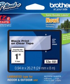 Brother P-Touch TZe Laminated Tape